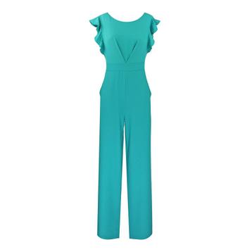Rinascimento • pauw groene jumpsuit • M beschikbaar voor biedingen