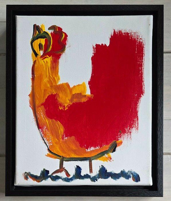 Anton Heyboer (1924-2005) - Kip, Antiek en Kunst, Kunst | Schilderijen | Modern