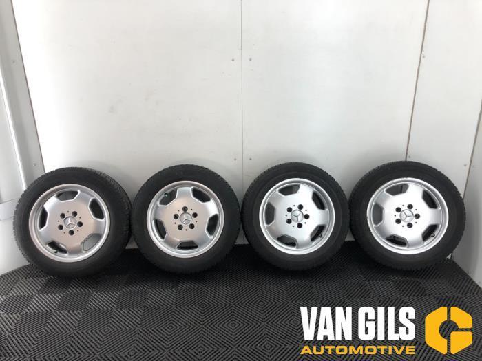 Sportvelgen Set Mercedes 200 - 500 O243245, Auto-onderdelen, Ophanging en Onderstel