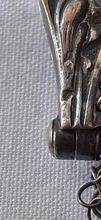 Kandelaar Zilveren Tafel Kandelaar ,geschulpt en een antiek, Antiek en Kunst, Antiek | Zilver en Goud