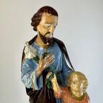 Beeld, Religieus beeld - 45 cm - Antiek Beeld Heilige Jozef
