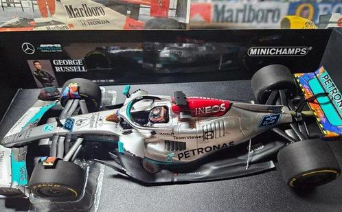 Minichamps 1:18 - Model raceauto - Mercedes-AMG F1 W13 1/18, Hobby en Vrije tijd, Modelauto's | 1:5 tot 1:12