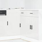 vidaXL Keuken onderkast Porto bewerkt hout hoogglans wit, Huis en Inrichting, Verzenden, Nieuw