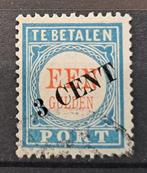 Pays-Bas 1906 - Port P27 fb - erreur de port « encadrement, Gestempeld