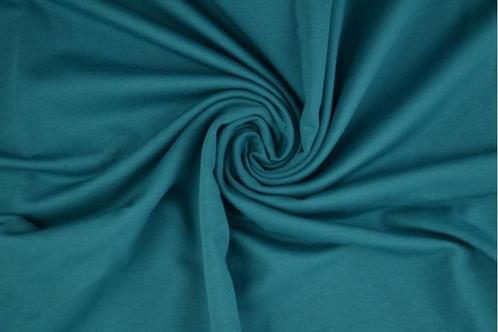 10 meter french terry - Donker petrol, Hobby en Vrije tijd, Stoffen en Lappen, 120 cm of meer, 200 cm of meer, Overige kleuren