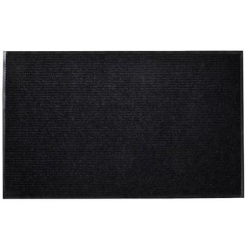 vidaXL Deurmat 90x60 cm PVC zwart