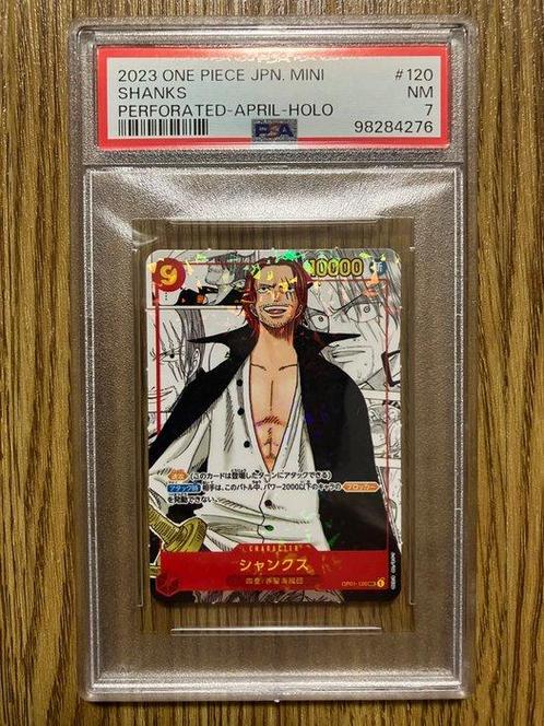 Bandai - 1 Graded card - Shanks Holo - One Piece Japanese -, Hobby & Loisirs créatifs, Jeux de cartes à collectionner | Autre