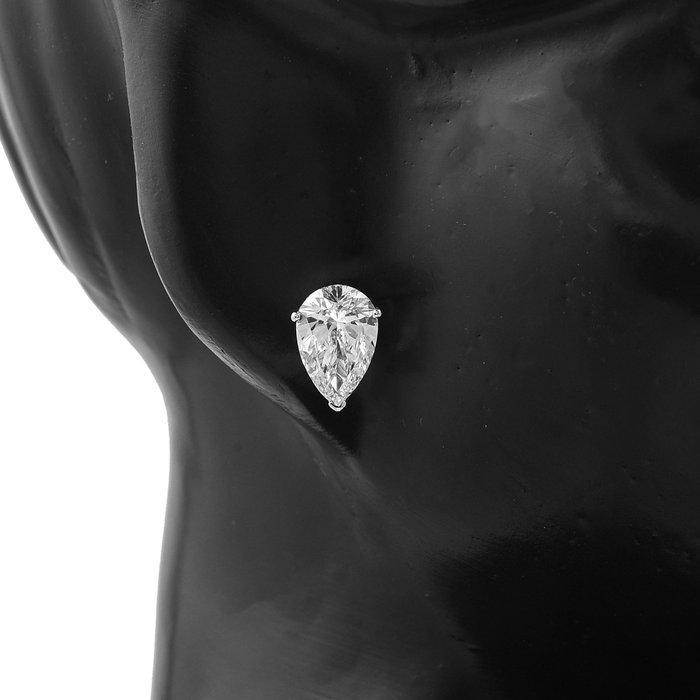 Zonder minimumprijs - Oorbellen - 14 karaat Witgoud -, Bijoux, Sacs & Beauté, Boucles d'oreilles