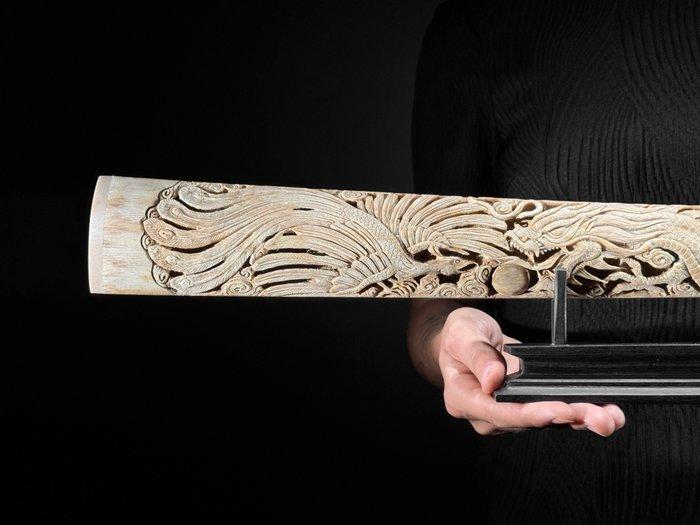 GEEN RESERVEPRIJS - Fijn gegraveerd, gepatineerd, Antiquités & Art, Curiosités & Brocante