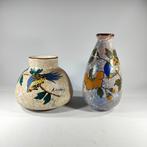 C.M.Bergen - Antoine Dubois - Vase - 2 vases - Faïence