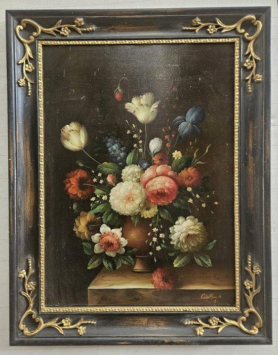 Europese school (XX) - Fiori, Antiek en Kunst, Kunst | Schilderijen | Klassiek