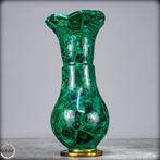 Eersteklas malachietvaas 4763,05 ct- 952.61 g