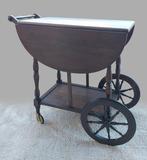 Serveerwagen - Hout - Eten trolley, Antiek en Kunst, Curiosa en Brocante