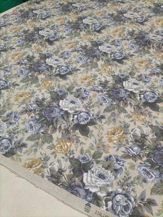 Introvabile cotone darredo vintage anni 90 - Meubelstof -, Antiek en Kunst, Antiek | Tapijten, Tafelkleden en Textiel