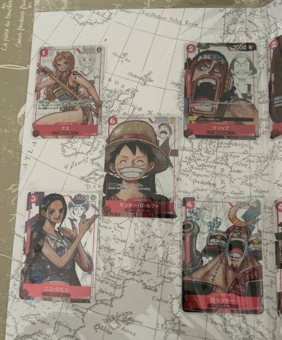 Bandai - 10 Ensemble complet - One Piece, Hobby en Vrije tijd, Verzamelkaartspellen | Overige