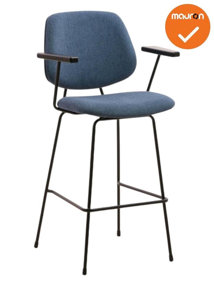 Barkruk Eva - NIEUW - Blauw - zithoogte 77cm, Zakelijke goederen, Kantoor en Winkelinrichting | Kantoormeubilair en Inrichting