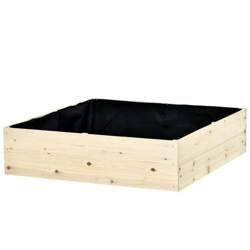 TRUUSK Plantenbak Van Hout Tuinbed Met Vlies Plantenbak Plan, Tuin en Terras, Bloembakken en Plantenbakken, Verzenden