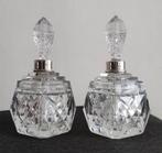 Mappin & Webb - Parfumfles - .925 zilver, Kristal, Antiquités & Art, Antiquités | Argent & Or