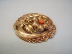 Zonder Minimumprijs - Broche Verguld, Zilver - 0.25ct. tw.