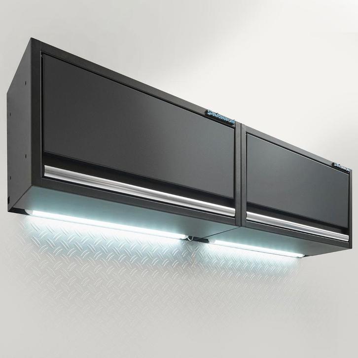 Datona Dubbele bovenkast Premium Series - Datona - Zwart, Doe-het-zelf en Bouw, Werkbanken, Ophalen of Verzenden