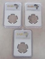 Afrique du Sud. 50 Cents 1966 (PF62), 1968 (PF64) and 1977