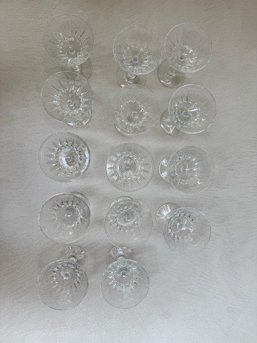 Val Saint Lambert - Verre à champagne (14) - Cristal -, Antiquités & Art, Antiquités | Meubles | Tables