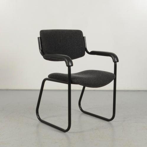 Vergaderstoel Frontseat - Antraciet - Buisframe, Huis en Inrichting, Stoelen, Gebruikt, Ophalen of Verzenden