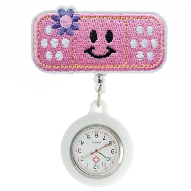 Fako - Verpleegstershorloge - Roller Pleister - Emoji Bloem, Handtassen en Accessoires, Horloges | Dames, Verzenden