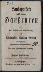 Johann Carl Weber - Landapotheke nebst einigen Hausscuren