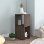 vidaXL Draaikast 34,5x34,5x75,5 cm spaanplaat grijs en, Verzenden, Nieuw
