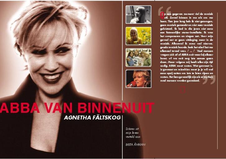 ABBA van Binnenuit 9789078124238 A. Fältskog, Livres, Livres Autre, Envoi