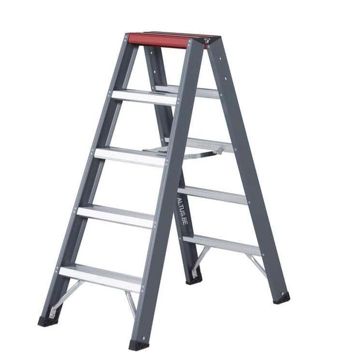 Altrex dubbele trapladder Falco 2×5 treden, Bricolage & Construction, Échelles & Escaliers, Enlèvement ou Envoi