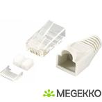 LogiLink MP0021 kabel-connector RJ45 pluggen 100 stuks, Verzenden