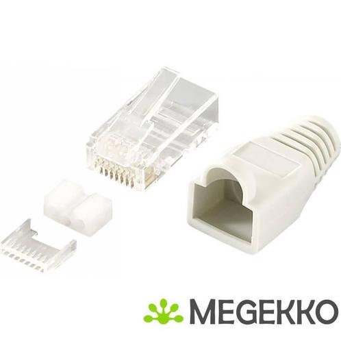 LogiLink MP0021 kabel-connector RJ45 pluggen 100 stuks, Informatique & Logiciels, Ordinateurs & Logiciels Autre, Envoi