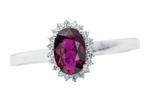 1.11 Cts Deep Purplish Red Ruby (Mozambique) - 0.10 Cts