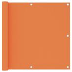 vidaXL Écran de balcon Orange 90x600 cm Tissu Oxford, Neuf, Verzenden