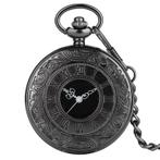 Fako® - Zakhorloge - XXL - Quartz Open Classic - Ø 47mm -, Handtassen en Accessoires, Horloges | Heren, Verzenden, Nieuw