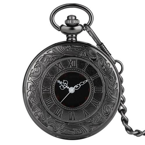 Fako® - Zakhorloge - XXL - Quartz Open Classic - Ø 47mm -, Handtassen en Accessoires, Horloges | Heren, Verzenden