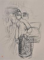 Edgar Degas (1834-1917) - La Blanchisseuse, Antiek en Kunst