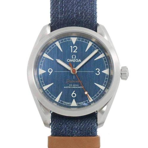 Omega - Railmaster Co-Axial Master Chronometer 40 Blue Denim, Handtassen en Accessoires, Horloges | Heren