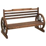 vidaXL Banc de jardin 112 cm bois de sapin massif, Verzenden, Neuf