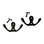 Set van 6 metalen kledinghaakjes, hangers (dubbel, kleur: b, Verzenden, Nieuw