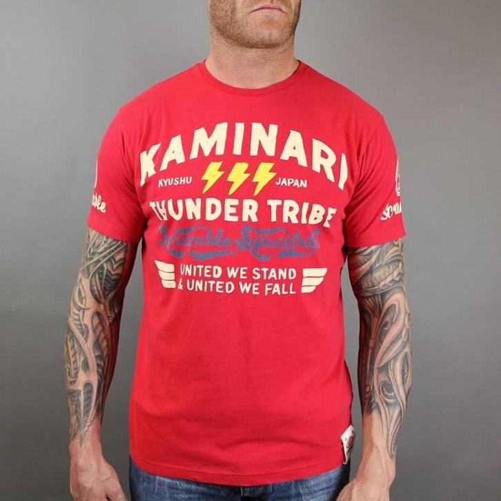 SCRAMBLE Kaminari T Shirts red by Scramble BJJ Fightwear, Kleding | Heren, Sportkleding, Rood, Maat 46 (S) of kleiner, Nieuw, Vechtsport