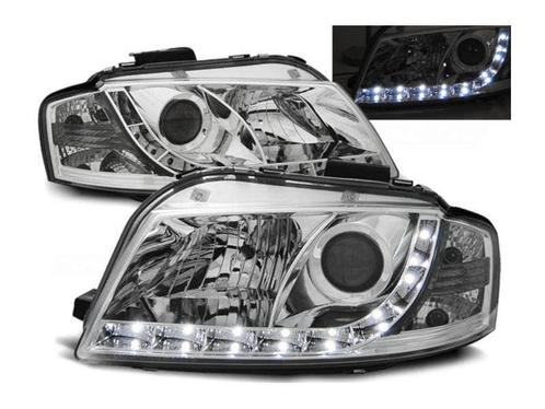 Daylight Chrome koplamp units geschikt voor Audi A3 8P, Autos : Pièces & Accessoires, Éclairage, Envoi