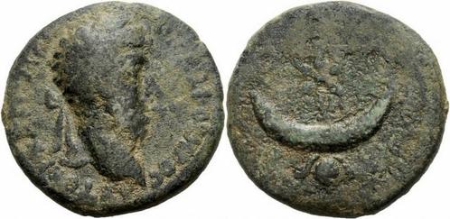 Nach 161 Mesopotamien Marcus Aurelius Carrhae Provinz Bro..., Postzegels en Munten, Munten en Bankbiljetten | Verzamelingen, Verzenden