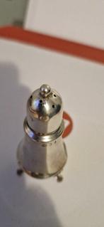 Pepermuntdoos - .925 zilver - Oude zoutvaatje van tin.