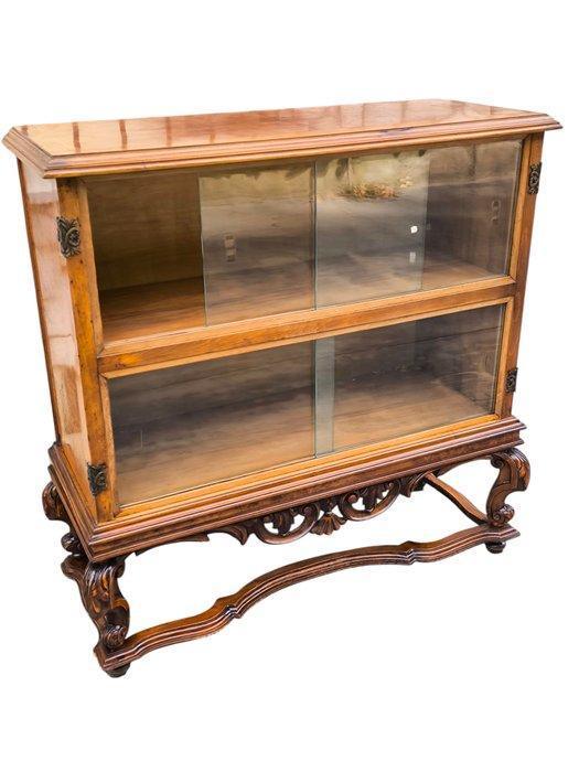 Vitrinekast - Hout, Glas, Antiquités & Art, Antiquités | Autres Antiquités