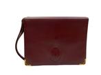 Cartier - Bordeaux color Leather - Pochette