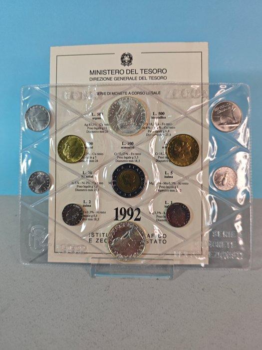 Italie. Serie divisionale 1992/1994 (3 set) (Sans Prix de, Postzegels en Munten, Munten | Europa | Niet-Euromunten