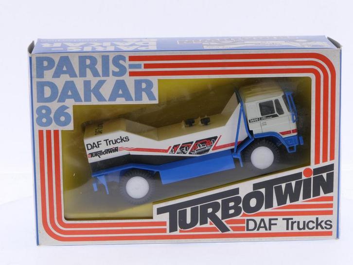Schaal 1:50 Portegies truck models DAF Turbotwin II Parij..., Hobby en Vrije tijd, Modelauto's | 1:50, Gebruikt, Ophalen of Verzenden